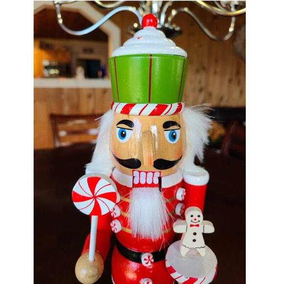Christmas Nutcracker Wooden Soldier Holiday Statue Xmas Decor Table Decoration - Picture 2 of 8